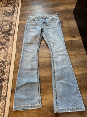 No Boundaries Light Blue Flare Jeans